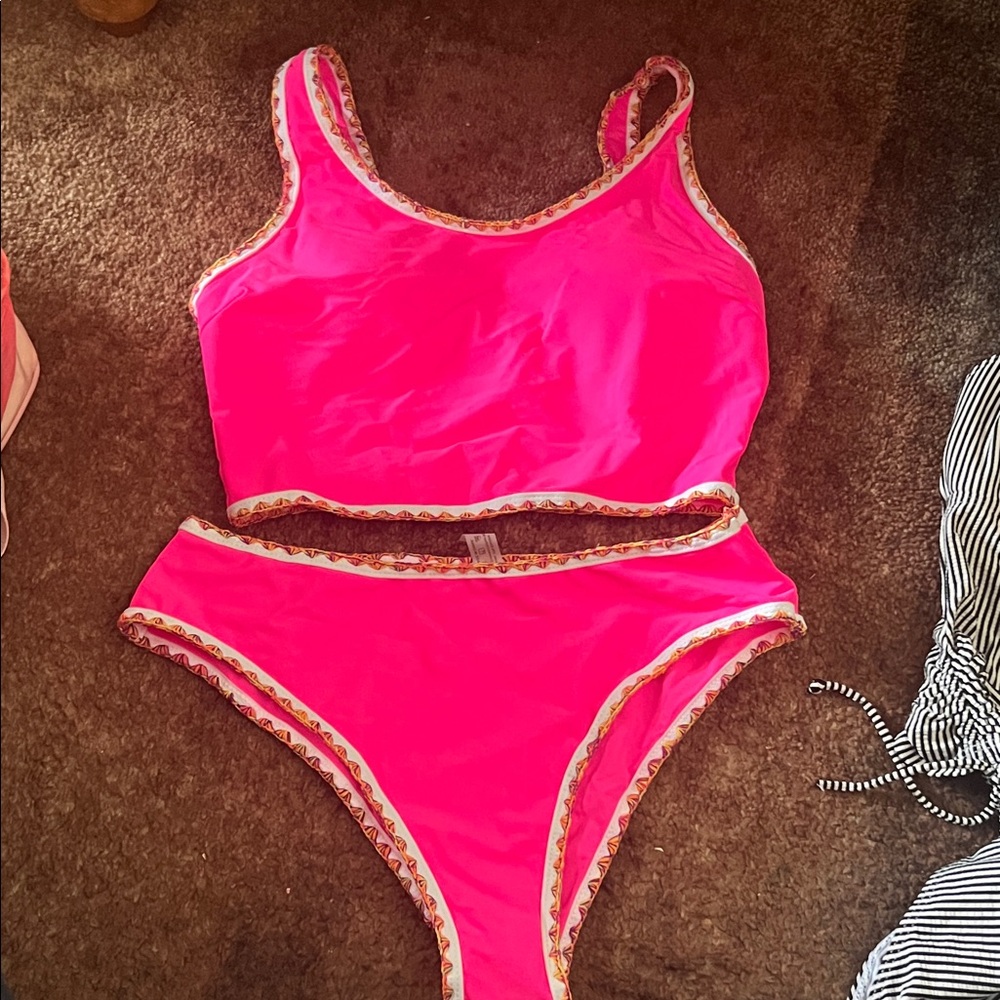 Vibrant Pink Bikini Set